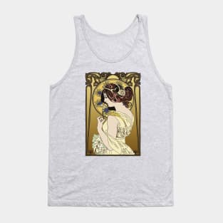 Pre-Raphaelite Girl 4 (Brown) Tank Top